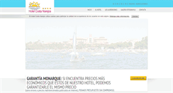 Desktop Screenshot of hotelcostanarejos.com